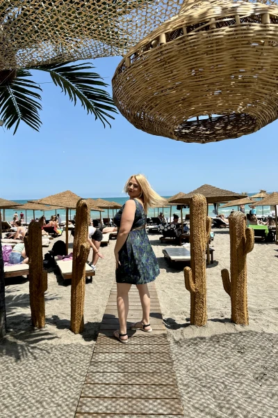 PLUS SIZE Макси бански големи размери - рокличка за къпане, TROPIC