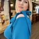 Официална макси дълга рокля в морско синьо ВАЯ