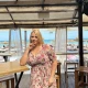 Официална дълга рокля НИЯ, розови божури, макси и големи размери