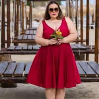 PLUS SIZE макси бански в големи размери  долна част поличка за плаж бордо