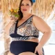 PLUS SIZE Макси бански големи размери - две части