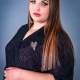 Официална  рокля  ДАЯНА  в тъмно бордо с черна дантела и подарък брошка